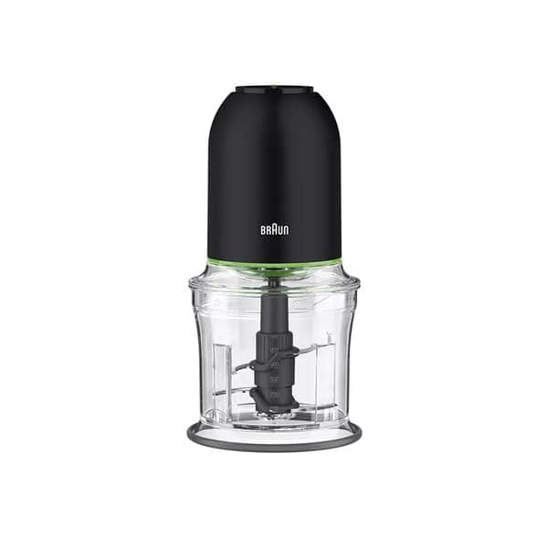 Braun EasyPrep CH3012BK black compact chopper with clear bowl