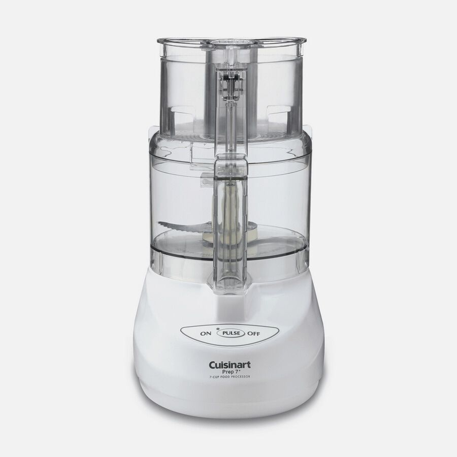 Robot culinaire blanc Cuisinart DLC-2007N, image exacte du fabricant